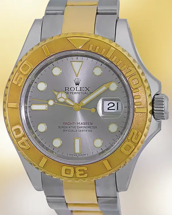 2008 Rolex Yacht-Master 40MM Slate Dial Two-Tone Oyster Bracelet (16623)
