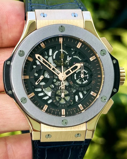 Hublot Big Bang Aero Bang L.E. 44MM Skeleton Dial Leather Strap (310.PT.1180.RX)