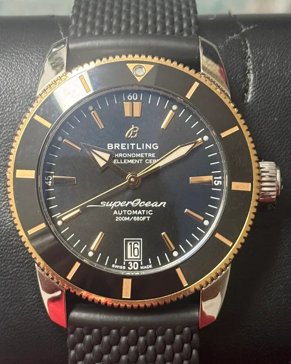 2024 Breitling Superocean Heritage B20 S.E. 42MM Black Dial Rubber Strap (UB2010121B1S1)