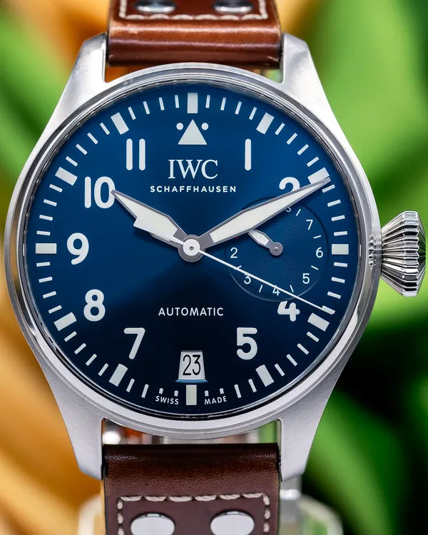 2017 IWC Schaffhausen Pilot "Le Petit Prince" 46.2MM Blue Dial Leather Strap (IW500916)