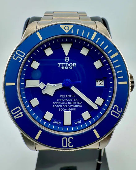 No Reserve - 2020 Tudor Pelagos 42MM Blue Dial Titanium Bracelet (25600TB)