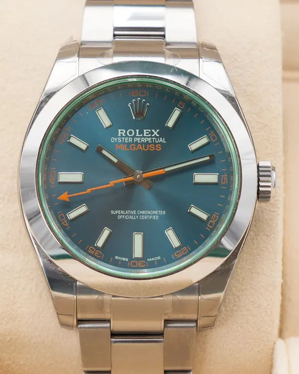 2019 Rolex Milgauss 40MM Blue Dial Oyster Bracelet (116400GV)