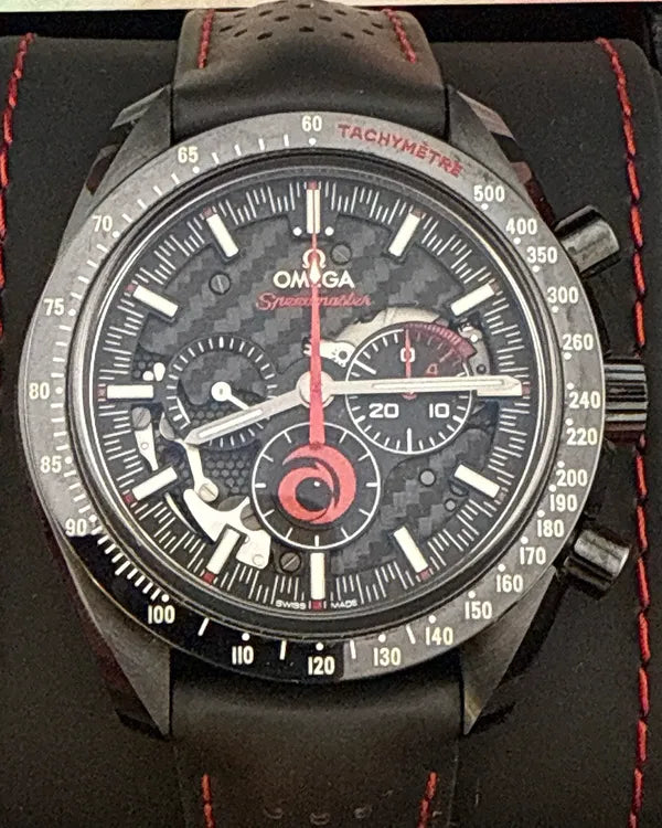2020 Omega Speedmaster Dark Side of the Moon "Team Alinghi" S. E. 44.25MM Black Dial Rubber Strap (311.92.44.30.01.002)