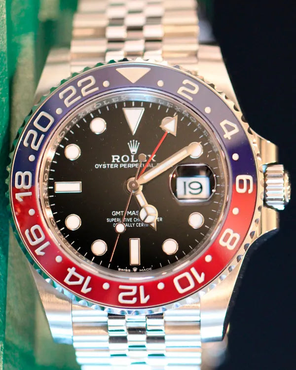 2024 Rolex GMT-Master II "Pepsi" 40MM Black Dial Jubilee Bracelet (126710BLRO)