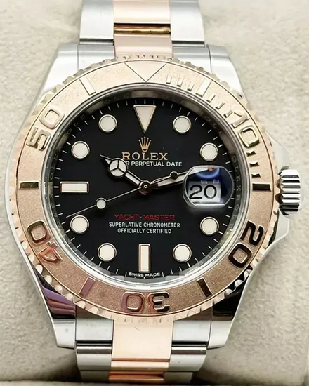 2018 Rolex Yacht-Master 40MM Black Dial Two-Tone Oyster Bracelet (116621)