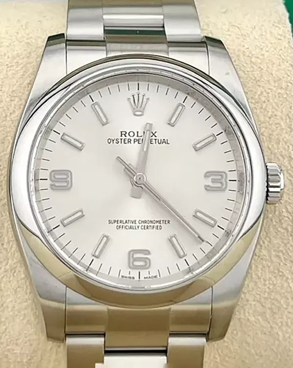 2015 Rolex Oyster Perpetual 36MM Silver Dial Oyster Bracelet (116000)