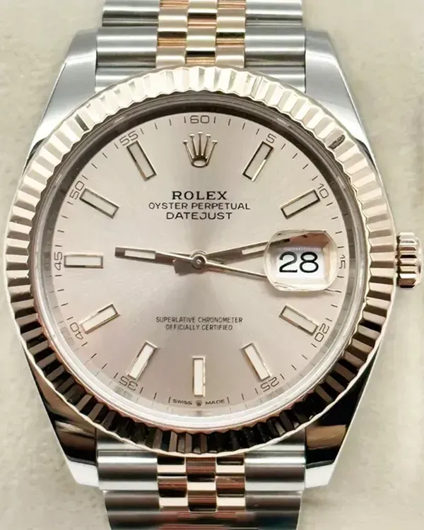 2021 Rolex Datejust 41MM Sundust Dial Two-Tone Jubilee Bracelet (126301)