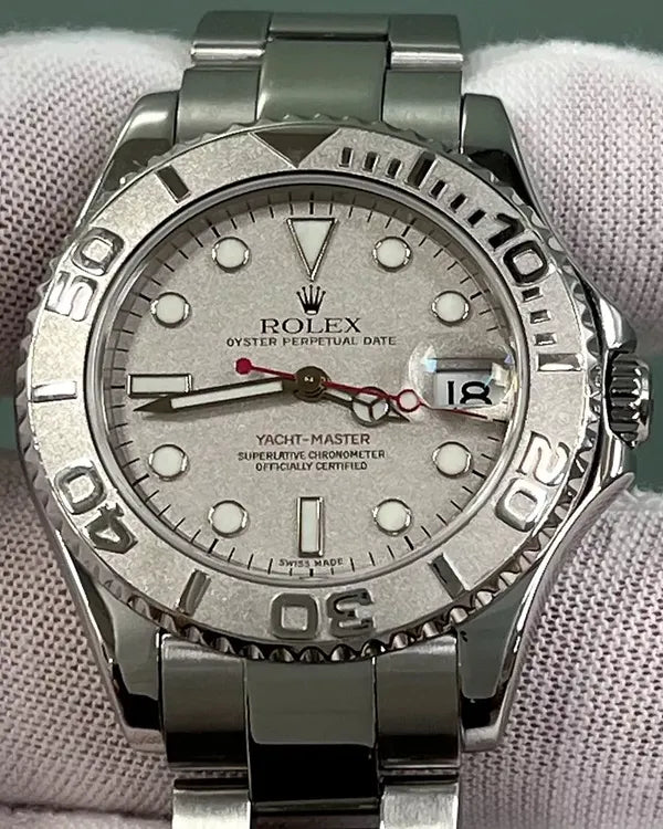 2005 Rolex Yacht-Master 35MM Silver Dial Oyster Bracelet (168622)