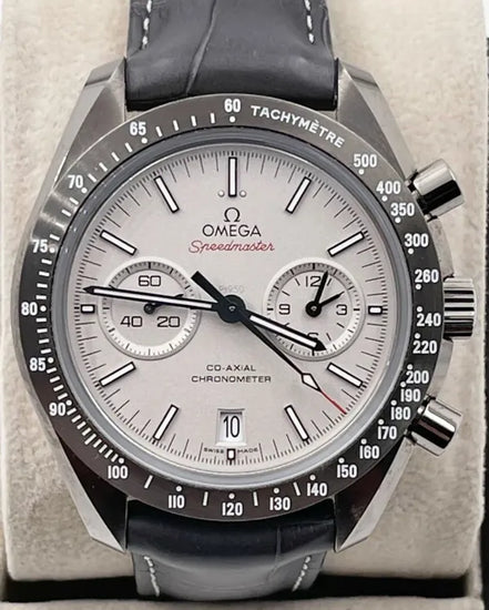 2021 Omega Speedmaster Dark Side of the Moon "Grey Side of the Moon" 44.25MM Grey Dial Leather Strap (311.93.44.51.99.001)