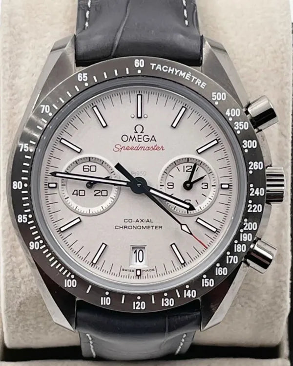 2021 Omega Speedmaster Dark Side of the Moon "Grey Side of the Moon" 44.25MM Grey Dial Leather Strap (311.93.44.51.99.001)