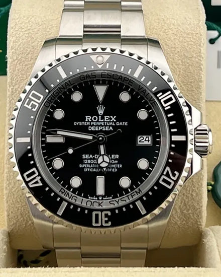 2023 Rolex Sea-Dweller Deepsea 44MM Black Dial Oyster Bracelet (136660)