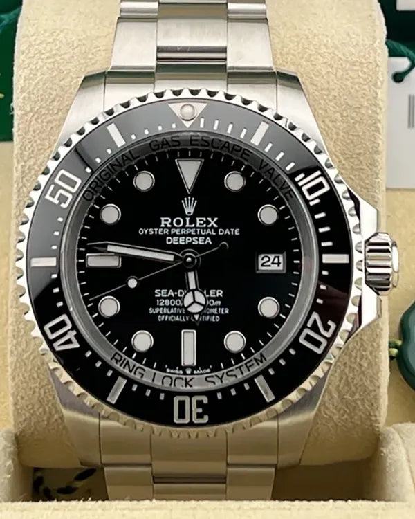 2023 Rolex Sea-Dweller Deepsea 44MM Black Dial Oyster Bracelet (136660)