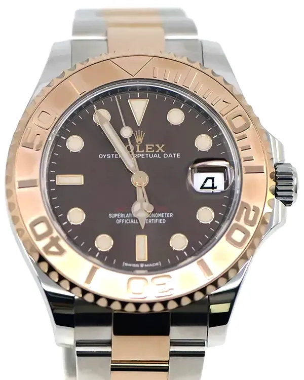 2022 Rolex Yacht-Master 37MM Brown Dial Two-Tone Oyster Bracelet (268621)