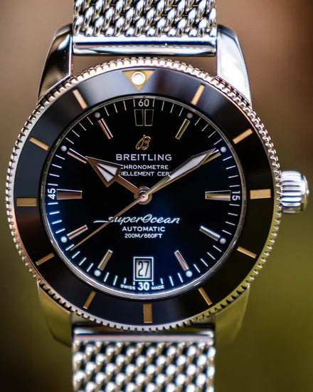 2025 Breitling Superocean Heritage II 42MM Black Dial Steel Bracelet (AB2010121B1A1)