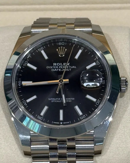 2025 Rolex Datejust 41MM Black Dial Jubilee Bracelet (126300)