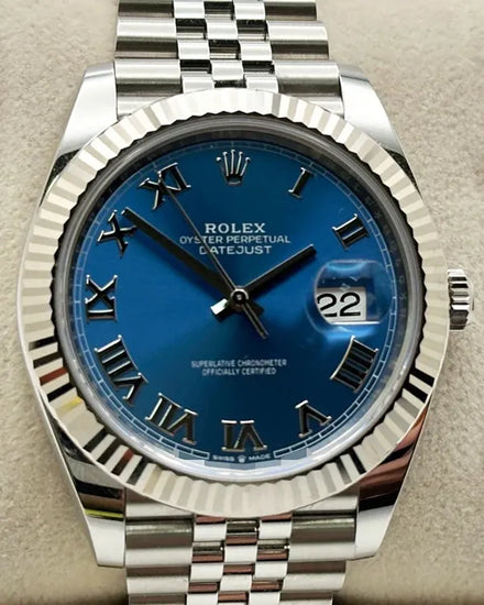 2024 Rolex Datejust 41MM Blue Dial Jubilee Bracelet (126334)