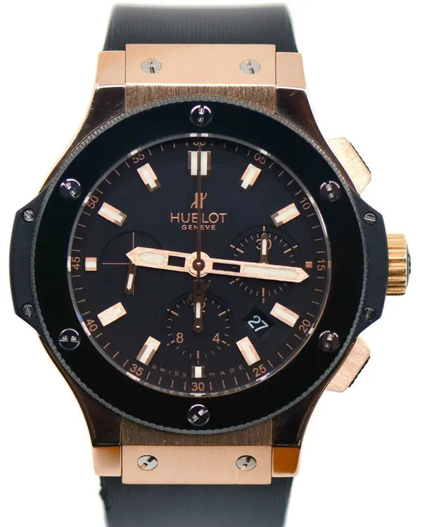 2011 Hublot Big Bang Evolution 44MM Black Dial Rubber Strap (301.PX.1180.RX)