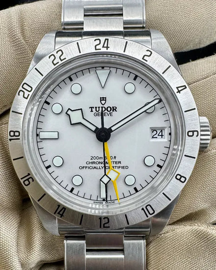 No Reserve - 2025 Tudor Black Bay Pro GMT 39MM White Dial Steel Bracelet (79470)