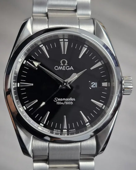 Omega Seamaster Aqua Terra 36MM Quartz Black Dial Steel Bracelet (2518.50.00)