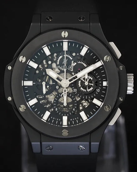 2015 Hublot Big Bang Aero Bang 44MM Skeleton Dial Rubber Strap (311.CI.1170.GR)