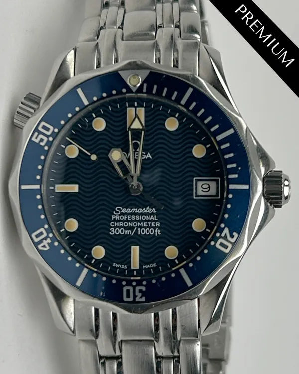 1994 Omega Seamaster Diver 300M 34.80MM Blue Dial Steel Bracelet (2551.80.00)