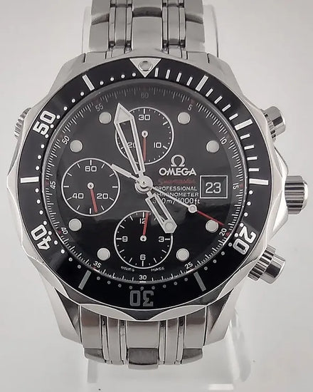 2009 Omega Seamaster Diver 300M 41.5MM Black Dial Steel Bracelet (213.30.42.40.01.001)