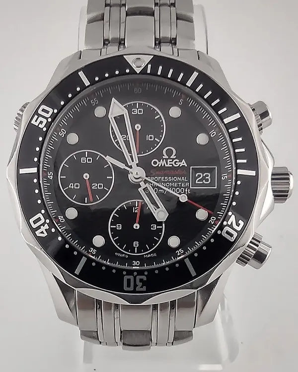 2009 Omega Seamaster Diver 300M 41.5MM Black Dial Steel Bracelet (213.30.42.40.01.001)