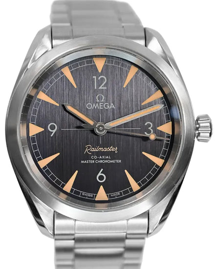 Omega Seamaster Railmaster 40MM Black Dial Steel Bracelet (220.10.40.20.01.001)