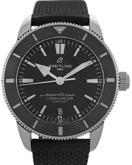 Breitling Superocean Heritage II S.E. 44MM Black Dial Rubber Strap (AB2030)