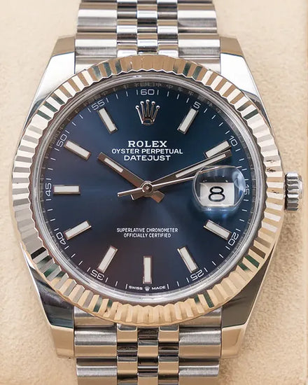 2019 Rolex Datejust 41MM Blue Dial Jubilee Bracelet (126334)