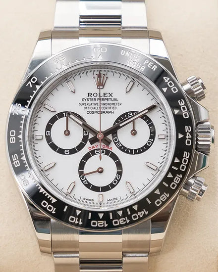 2025 Rolex Cosmograph Daytona "Panda" 40MM White Dial Oyster Bracelet (126500LN)