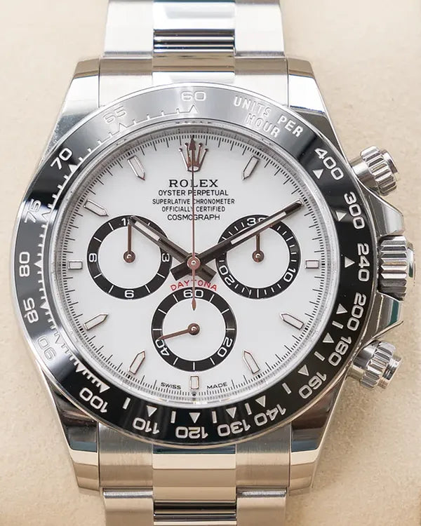 2025 Rolex Cosmograph Daytona "Panda" 40MM White Dial Oyster Bracelet (126500LN)