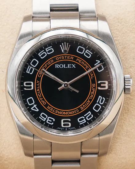 2011 Rolex Oyster Perpetual "Harley Davidson" 36MM Black "Concentric" Dial Oyster Bracelet (116000)