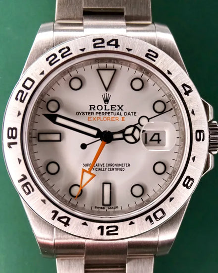 2018 Rolex Explorer II "Polar" 42MM White Dial Oyster Bracelet (216570)