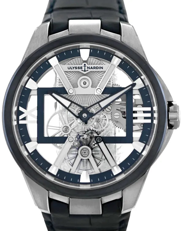 Ulysse Nardin Blast Skeleton X 42MM Skeleton Dial Leather Strap (3713-260/03)