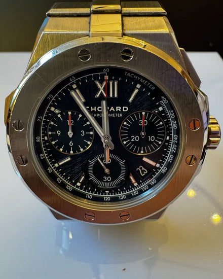2022 Chopard Alpine Eagle XL Chronograph 44MM Blue Dial Steel Bracelet (298609-3001)