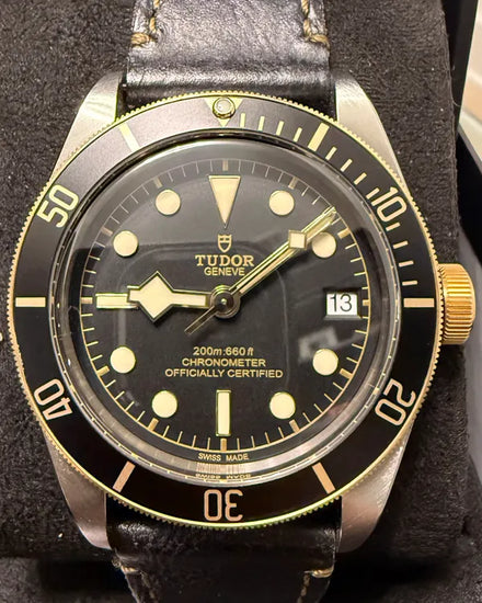2022 Tudor Black Bay S&G 41MM Black Dial Leather Strap (79733N)