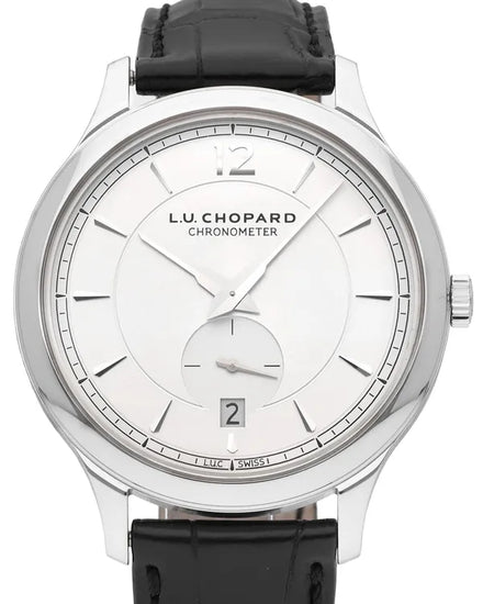2017 Chopard L.U.C. XPS 1860 40MM Silver Dial Leather Strap (168583-3001)