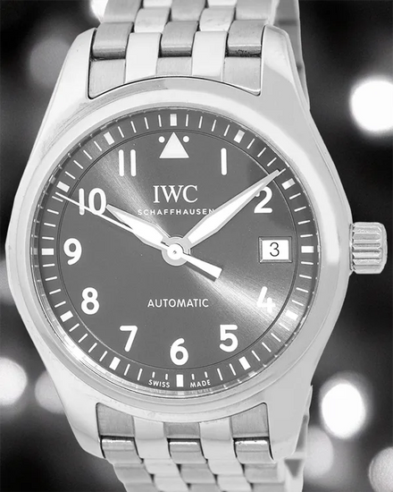 2024 IWC Schaffhausen Pilot 36MM Grey Dial Steel Bracelet (IW324002)