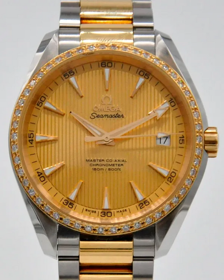 Omega Seamaster Aqua Terra 150M 41.5MM Champagne Dial Two-Tone Bracelet (231.20.42.21.08.001)