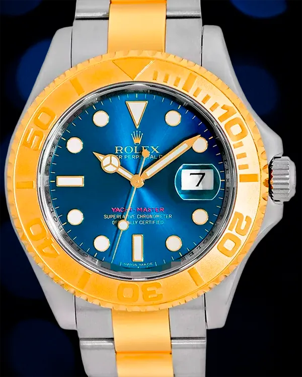 2008 Rolex Yacht-Master 40MM Blue Dial Two-Tone Oyster Bracelet (16623)