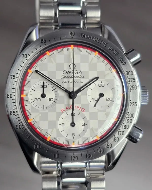 2003 Omega Speedmaster Racing "Michael Schumacher" L.E. 3456/4000 39MM Silver Dial Steel Bracelet (3517.30.00)
