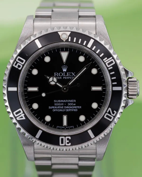 2010 Rolex Submariner No-Date 40MM Black Dial Oyster Bracelet (14060M)