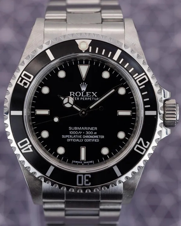 2009 Rolex Submariner No-Date 40MM Black Dial Oyster Bracelet (14060M)