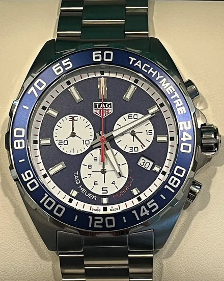 2022 Tag Heuer Formula 1 43MM Quartz Blue Dial Steel Bracelet (CAZ1018.BA0842)
