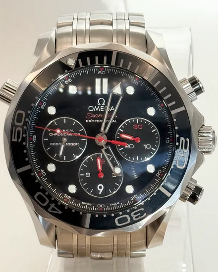 2021 Omega Seamaster Diver 300M 44MM Black Dial Steel Bracelet (212.30.44.50.01.001)