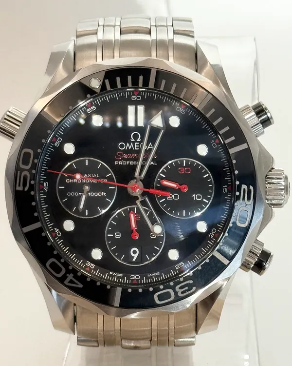 2021 Omega Seamaster Diver 300M 44MM Black Dial Steel Bracelet (212.30.44.50.01.001)