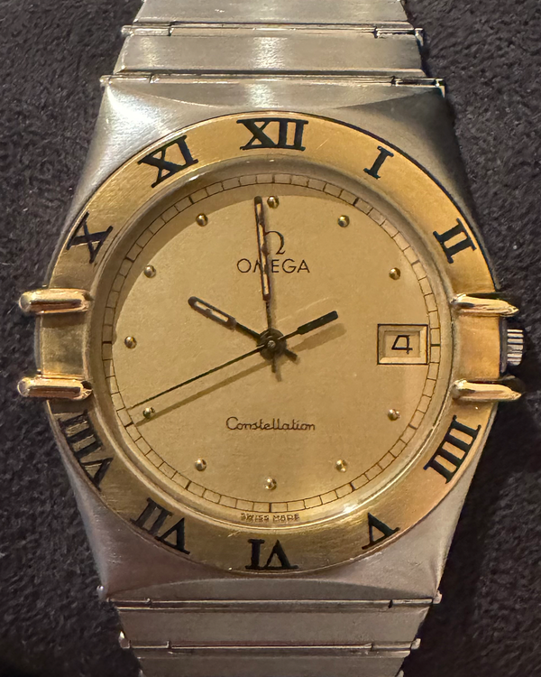 Omega Constellation 33MM Quartz Champagne Dial Steel Bracelet (396.1076)