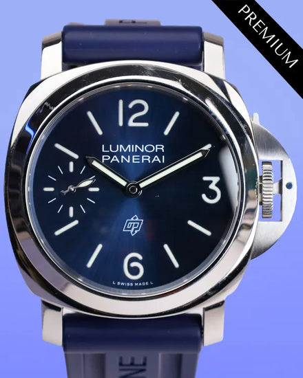 2022 Panerai Luminor Blu Mare 44MM Blue Dial Rubber Strap (PAM01085)