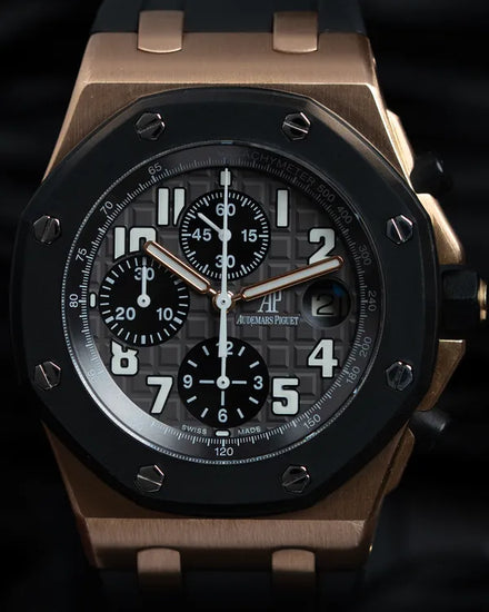 Audemars Piguet Royal Oak Offshore Chronograph 42MM Grey Dial Rubber Strap (25940OK)